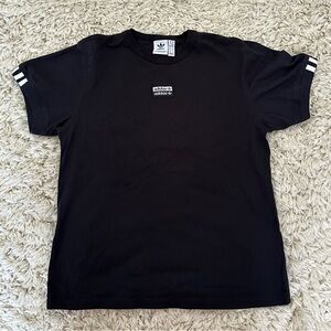 Adidas Black Crew Neck Tee
